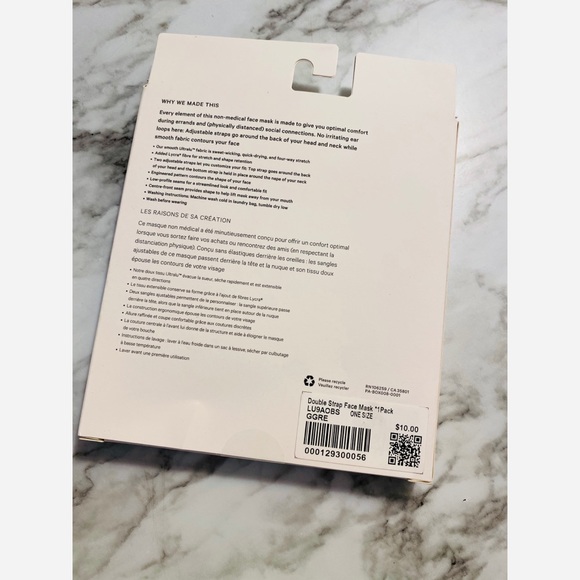 Lululemon Face Mask - Picture 2 of 2